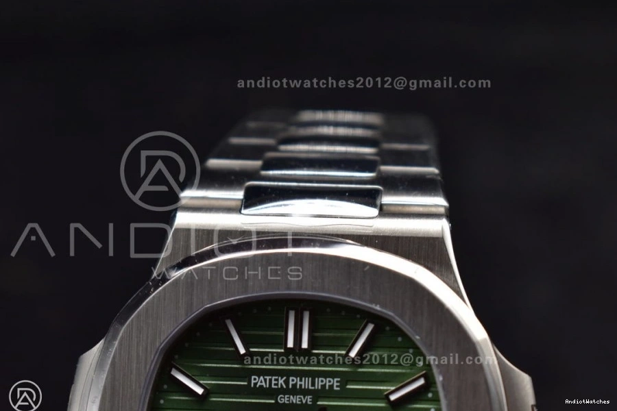 1:1 1A V Bracelet Dial SS Edition A324 Clone Super Green 3KF Textured Nautilus 426 On WaterResistant 5711 Best 1219